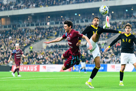 Gefles Kevin Persson och AIKs Rui Modesto