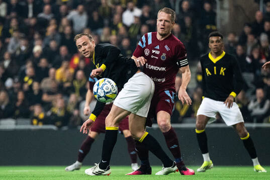 AIKs Martin Ellingsen och Gefles Martin Rauschenberg Brorsen