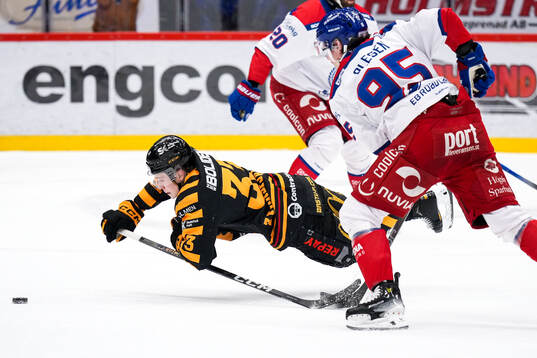 Skellefteås Zeb Forsfjäll och Oskarshamns Nick Olesen