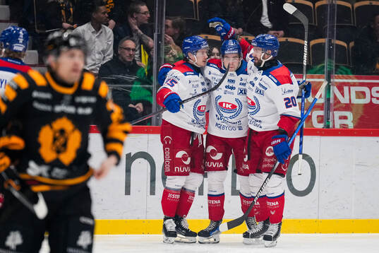 Oskarshamns Nick Olesen Viktor Lodin och Hynek Zohorna