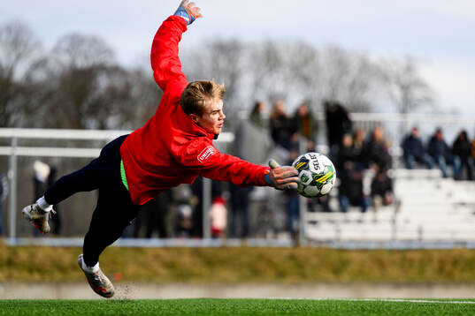 Helsingborgs målvakt Emil Rådahl