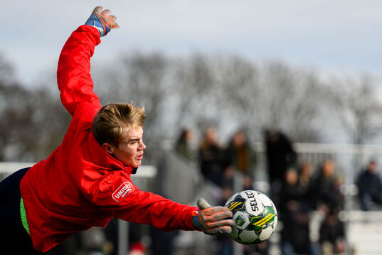 Helsingborgs målvakt Emil Rådahl