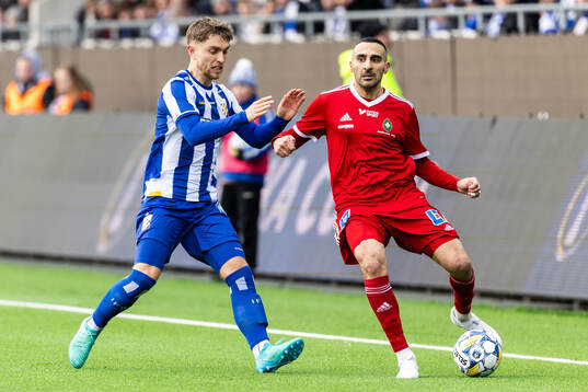 IFK Göteborgs Andreas Pyndt och Skövde AIKs Sargon Abraham