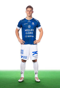 Trelleborgs Tobias Karlsson 1 poserar för ett porträtt den 26 februari 2024 i Trelleborg.