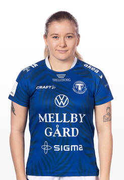 Trelleborgs Olivia Strid poserar för ett porträtt den 26 februari 2024 i Trelleborg.