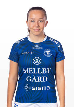 Trelleborgs Athinna Persson Lundgren poserar för ett porträtt den 26 februari 2024 i Trelleborg.