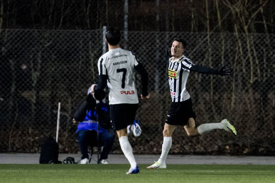 Landskronas Robin Dzabic jublar