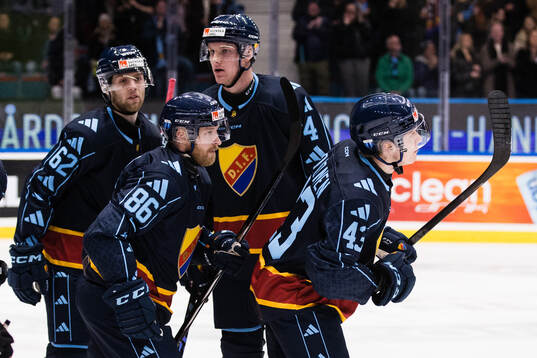 Djurgårdens Wiktor Nilsson, Linus Klasen och Edvin