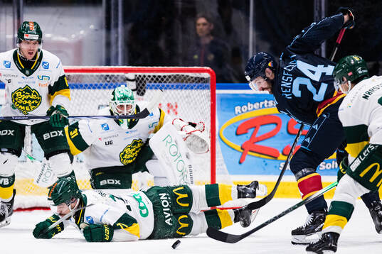 Björklövens Gustav Possler och Djurgårdens Ludvig