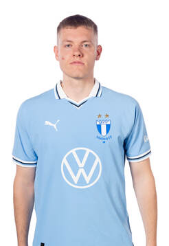 Malmös Sebastian Jörgensen  poserar för ett porträtt den 28 februari 2024 i Malmö.