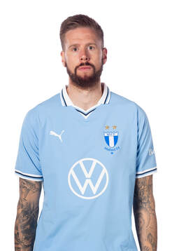 Malmös Pontus Jansson poserar för ett porträtt den 28 februari 2024 i Malmö.