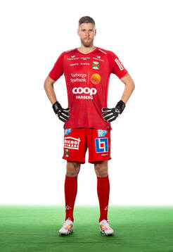 Varbergs Fredrik Andersson 1 poserar för ett porträtt den 1 mars 2024 i Varberg.
