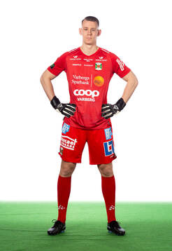 Varbergs David Olsson 1 poserar för ett porträtt den 1 mars 2024 i Varberg.