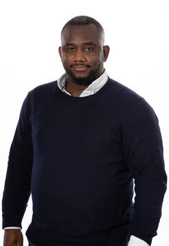 Djurgårdens sportchef Jean Balawo poserar för ett porträtt den 1 mars 2024 i Stockholm.
