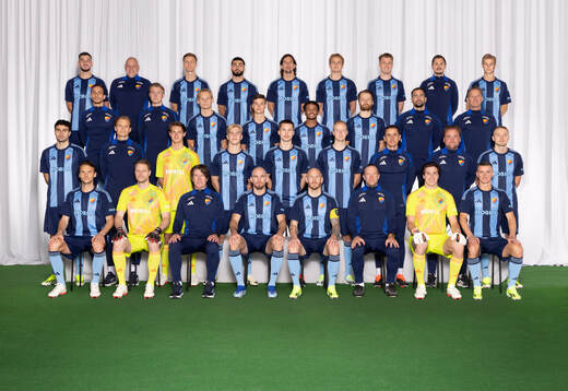  Besard Sabovic, materialförvaltare Patrik Eklöf, Samuel Leach Holm, Musa Gurbanli, Gustav Wikheim, Oskar Fallenius, Rasmus Schüller, naprapat Karl Barrling, Theo Bergvall. 3:e ledet från vänster: fysioterapeut Simone Cullura, naprapat David Ed Söderström, Tobias Gullriksen, Samuel Dahl, Felix Vá, Jacob Une Larsson, fystränare Jens Ericsson, lagledare Daniel Granqvist. 2:a ledet från vänster: Deniz Hümmet, naprapat/ortopedtekniker Anton Hagberg, Max Croon, Lucas Bergvall, Miro Tenho, Peter Therkildsen, målvaktstränare Nikos Gkoulios, assisterande tränare Hugo Berggren, Piotr Johansson. Sittande från vänster: Albin Ekdal, Malkolm Nilsson Säfqvist, tränare Thomas Lagerlöf, Marcus Danielsson, Magnus Eriksson, tränare Kim Bergstrand, Jacob Widell Zetterström, Harris Radetinac. Editors note: Bilden är retuscherad, en spelare är inklippt.