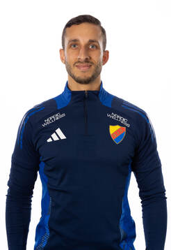 Djurgårdens fysioterapeut Simone Cullura poserar för ett porträtt den 1 mars 2024 i Stockholm.