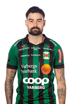 Varbergs Diego Montiel poserar för ett porträtt den 1 mars 2024 i Varberg.
