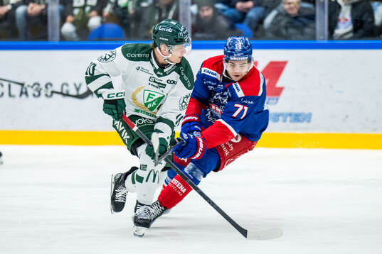 Färjestads Marcus Nilsson och Oskarshamns Viktor Lodin