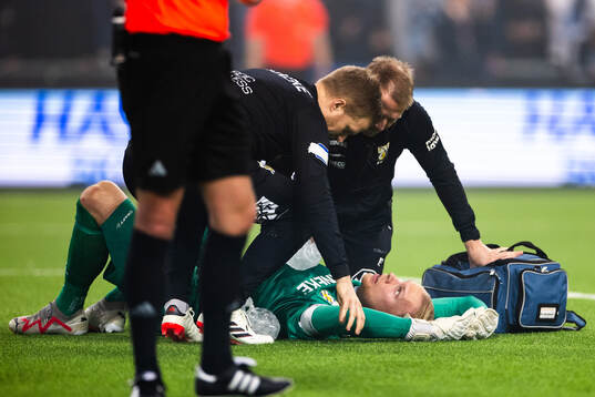 IFK Göteborgs Pontus Dahlberg har ont