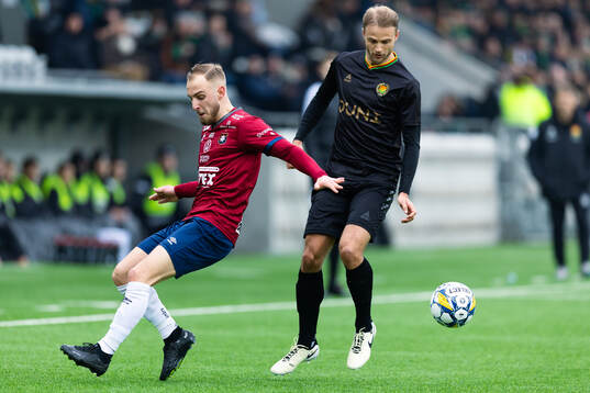 Örgrytes Amel Mujanic och GAIS Gustav Lundgren