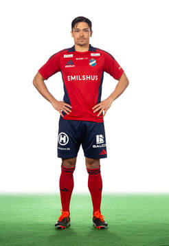 Östers Lukas Bergquist poserar för ett porträtt den 4 mars 2024 i Växjö.