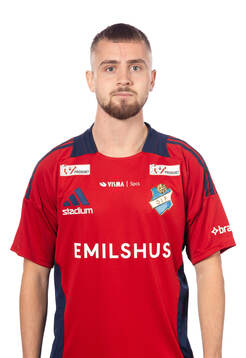 Östers Chriss-Albin Mörfelt poserar för ett porträtt den 4 mars 2024 i Växjö.