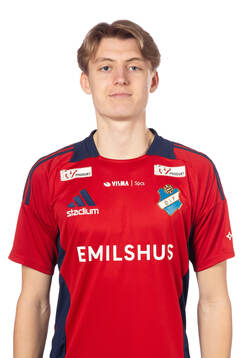 Östers Gustav Fälth poserar för ett porträtt den 4 mars 2024 i Växjö.