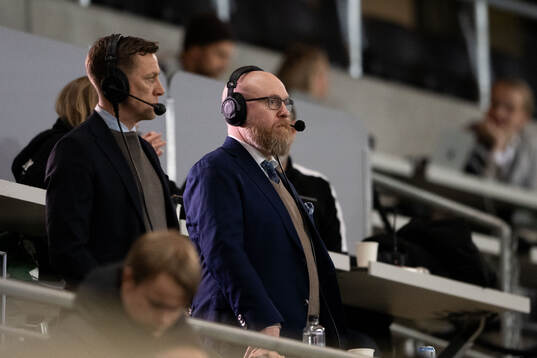 TV-expert Erik Edman och kommentator Peter Backe