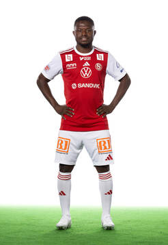 Sandvikens Sadat Abubakari poserar för ett porträtt den 5 mars 2024 i Sandviken.