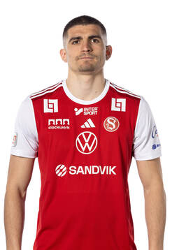 Sandvikens Taulant Parallangaj poserar för ett porträtt den 5 mars 2024 i Sandviken.