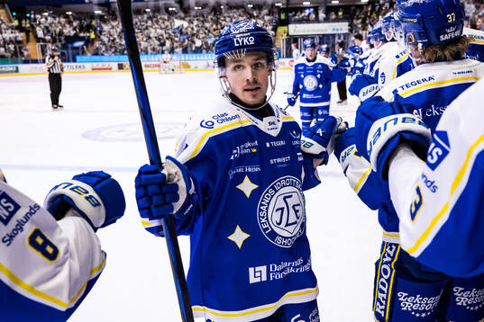 Leksands Marcus Karlberg jublar