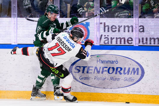 Färjestads Joakim Nygård och Malmö Redhawks Johan