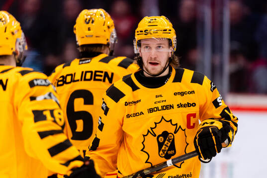 Skellefteås Jonathan Pudas jublar