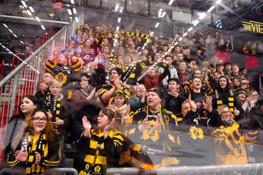 Skellefteå supportar jublar
