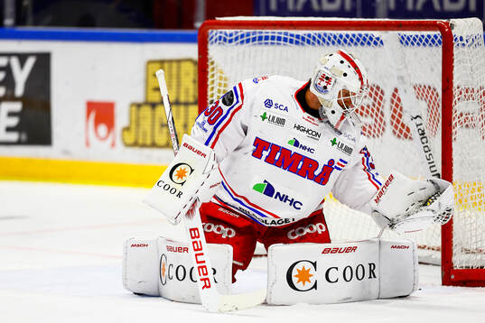 Timrås målvakt Jacob Johansson
