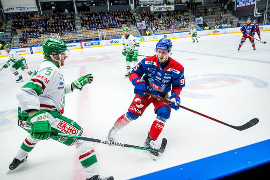 Rögles Ludvig Claesson och Oskarshamns Nick Olesen
