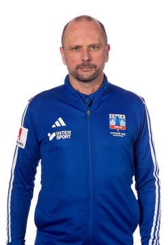 Vittsjös tränare Jonas Axeldal poserar för ett porträtt den 7 mars 2024 i Hässleholm.