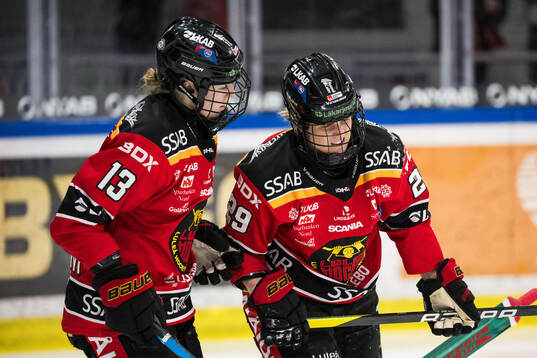 Luleås Jenna Pirttijärvi och Emma Nordin