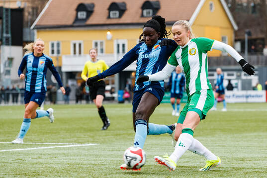 Djurgårdens Sura Yekka och Hammarbys Anna Jøsendal