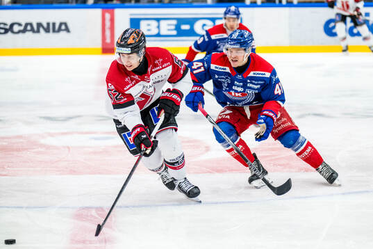 Örebros Robert Leino och Oskarshamns Johan Johnsson