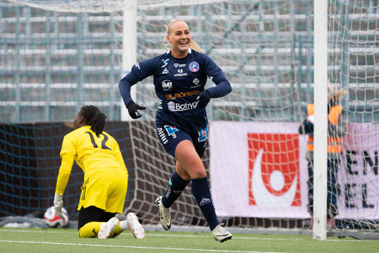 Linköpings Cathinka Tandberg jublar