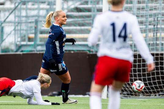 Linköpings Cathinka Tandberg jublar