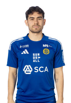 Sundsvalls Marcelo Palomino poserar för ett porträtt den 11 mars 2024 i Sundsvall.