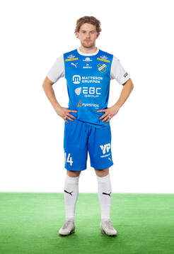 Oddevolds Carl Ådahl poserar för ett porträtt den 11 mars 2024 i Uddevalla.