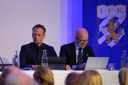 Ordförande Richard Berkling och Sekreterare Peter Brandt