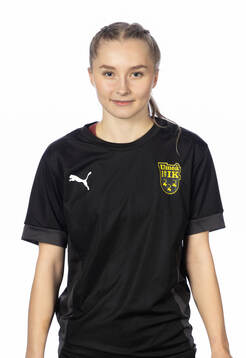 Umeås Julia Holmgren poserar för ett porträtt den 12 mars 2024 i Umeå.