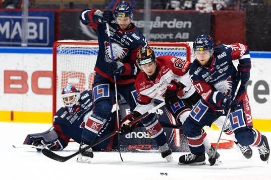 Linköpings Christoffer Ehn och Jesper Pettersson mot