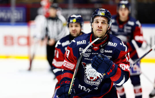 Linköpings Patrick Russell jublar