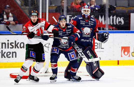 Örebros Robert Leino, Linköpings Mattias Hävelid och