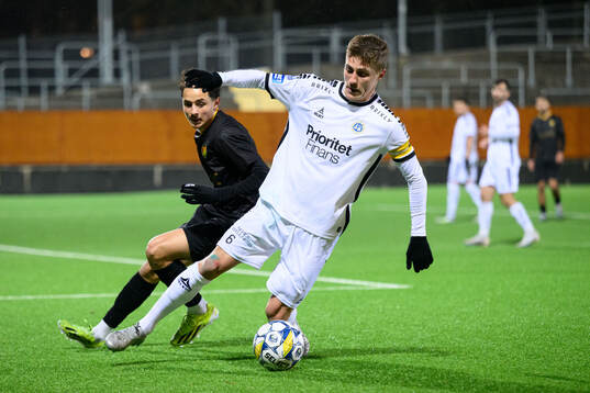GAISs Amin Boudri och Utsiktens Erik Westermark